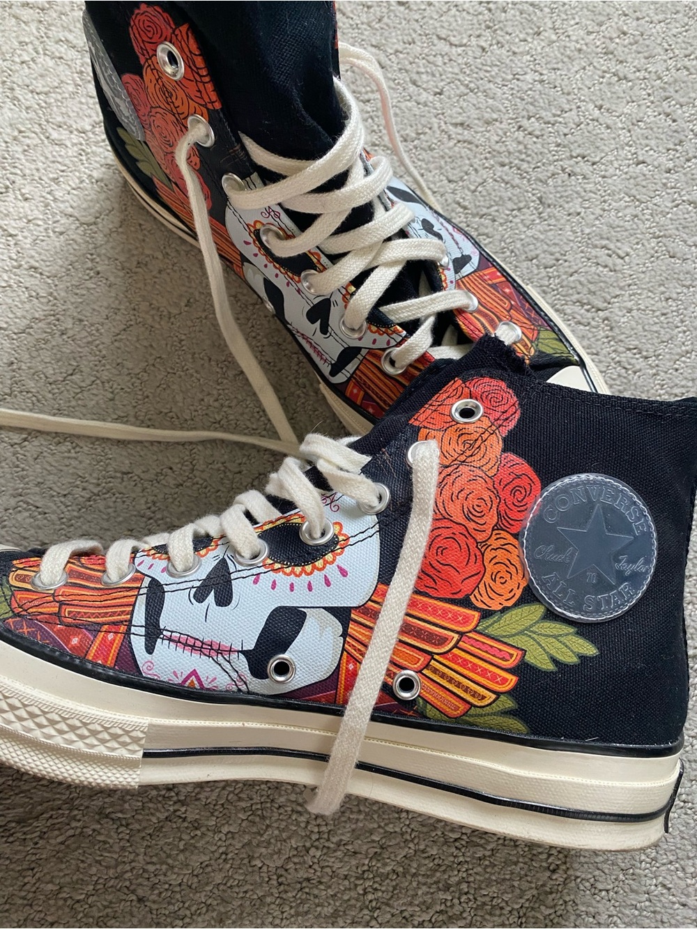 Converse Day of the Dead Men's high tops